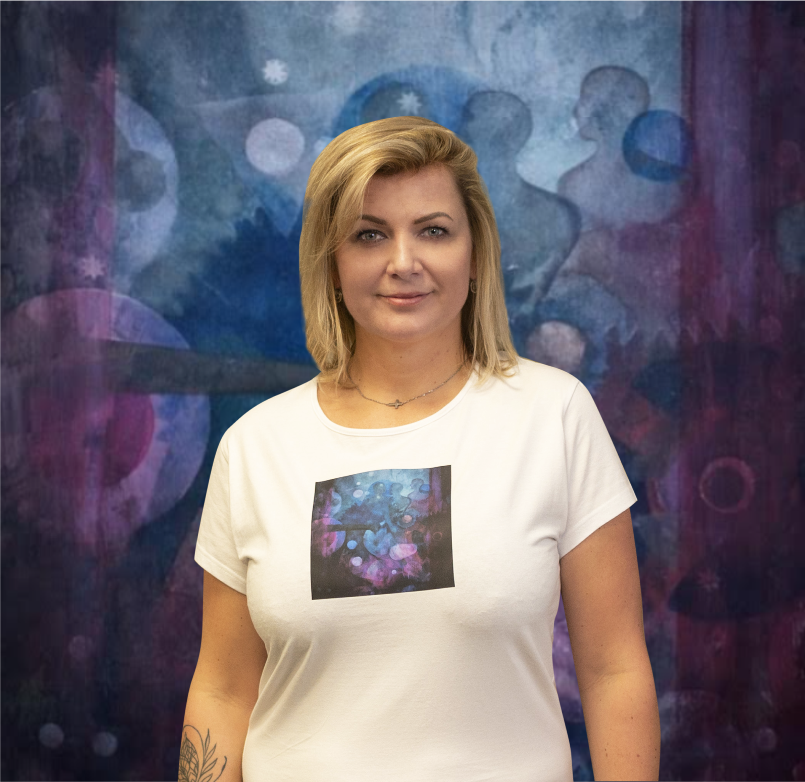 Tričko dámské bílé - ,,My"