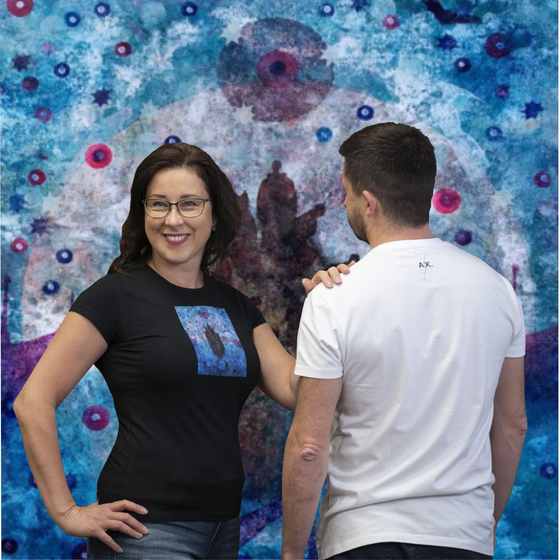 Tričko dámské černé - ,,LoĎ"