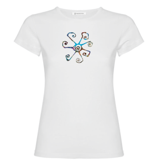 Tričko dámské bílé - Smiling sun