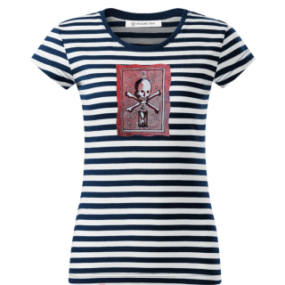 Tričko dámské proužky - ,,Internet"