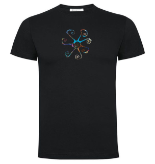 Tričko pánské černé - Smiling sun