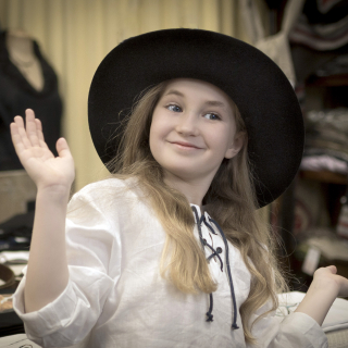 Lněná dětská košile bílá