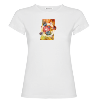 Tričko dámské bílé - ,,Planety"