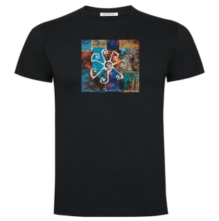 Tričko dětské černé - Smiling sun