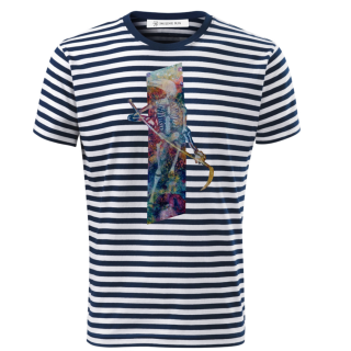 Tričko dětské proužky - ,,Smrťáček"