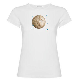Tričko dámské bílé - ,,Měsíc"