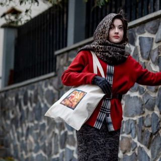 Taška plátěná ,,Červený kůň"